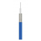 RG402 semi rigid coax cable assembly with blue jacket 20cm